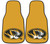 Missouri Tigers Car Mats Printed Carpet 2 Piece Set - Special Order