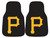 Pittsburgh Pirates Car Mats Printed Carpet 2 Piece Set - Special Order