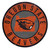 Oregon State Beavers Sign Wood 12 Inch Round State Design - Special Order