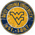 West Virginia Mountaineers Wood Sign - 24" Round - Special Order