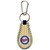 Minnesota Twins Keychain Classic Baseball Pinstripe Cream Leather Navy Thread CO