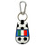 Italian Flag Keychain Classic Soccer CO