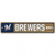 Milwaukee Brewers Sign 3.75x19 Plastic Street Style - Special Order