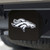 Denver Broncos Hitch Cover Chrome Emblem on Black - Special Order