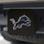 Detroit Lions Hitch Cover Chrome Emblem on Black - Special Order