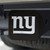 New York Giants Hitch Cover Chrome Emblem on Black - Special Order