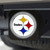 Pittsburgh Steelers Hitch Cover Color Emblem on Black