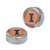 Illinois Fighting Illini Screw Caps Domed - Special Order