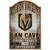 Vegas Golden Knights Sign 11x17 Wood Fan Cave Design - Special Order