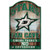 Dallas Stars Sign 11x17 Wood Fan Cave Design - Special Order