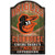 Baltimore Orioles Sign 11x17 Wood Fan Cave Design - Special Order