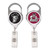 New Mexico State Aggies Badge Holder Premium Retractable - Special Order