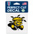 Wichita State Shockers Decal 4x4 Perfect Cut Color - Special Order