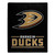 Anaheim Ducks Blanket 50x60 Raschel Interference Design