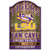 LSU Tigers Sign 11x17 Wood Fan Cave Design
