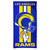 Los Angeles Rams Towel 30x60 Beach Style