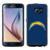 Los Angeles Chargers Phone Case Team Color Football Pebble Grain Feel Samsung Galaxy S6 CO