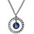 Los Angeles Dodgers Necklace Chain Rhinestone Hoop CO