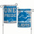 Detroit Lions Flag 12x18 Garden Style 2 Sided Slogan Design