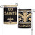 New Orleans Saints Flag 12x18 Garden Style 2 Sided Slogan Design - Special Order