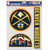 Denver Nuggets Decal Multi Use Fan 3 Pack