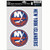 New York Islanders Decal Multi Use Fan 3 Pack Special Order
