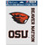 Oregon State Beavers Decal Multi Use Fan 3 Pack Special Order