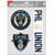 Philadelphia Union Decal Multi Use Fan 3 Pack Special Order