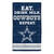 Dallas Cowboys Baby Burp Cloth 10x17