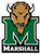 Marshall Thundering Herd Magnet Car Style 12 Inch CO