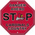 Louisville Cardinals Sign 12x12 Plastic Stop Style CO