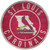 St. Louis Cardinals Sign Wood 12 Inch Round State Design