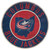 Columbus Blue Jackets Sign Wood 12 Inch Round State Design Special Order