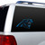 Carolina Panthers Window Film 12 Inch Die Cut CO