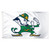 Notre Dame Fighting Irish Flag 3x5 Deluxe Style Leprchaun Design White Special Order