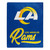 Los Angeles Rams Blanket 50x60 Raschel Signature Design
