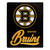 Boston Bruins Blanket 50x60 Raschel Signature Design