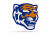 Memphis Tigers Pennant Shape Cut Mascot Design Special Order