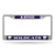 Kansas State Wildcats License Plate Frame Chrome Printed Insert