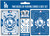 Los Angeles Dodgers Playing Cards and Dice Set