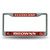 Cleveland Browns License Plate Frame Chrome Printed Insert
