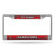 Ottawa Senators License Plate Frame Chrome Printed Insert - Special Order
