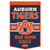 Auburn Tigers Banner Wool 24x38 Dynasty Slogan Design - Special Order