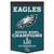 Philadelphia Eagles Banner Wool 24x38 Dynasty Champ Design - Special Order