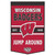 Wisconsin Badgers Banner Wool 24x38 Dynasty Slogan Design - Special Order