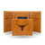 Texas Longhorns Wallet Trifold Laser Engraved