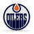 Edmonton Oilers Pennant Shape Cut Logo Design - Special Order