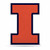 Illinois Fighting Illini Pennant Shape Cut Logo Design - Special Order