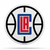 Los Angeles Clippers Pennant Shape Cut Logo Design - Special Order