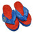 Kansas Jayhawks Slipper - Women Thong Flip Flop - (1 Pair) - S